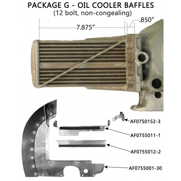 Package G - Oil Cooler Baffles